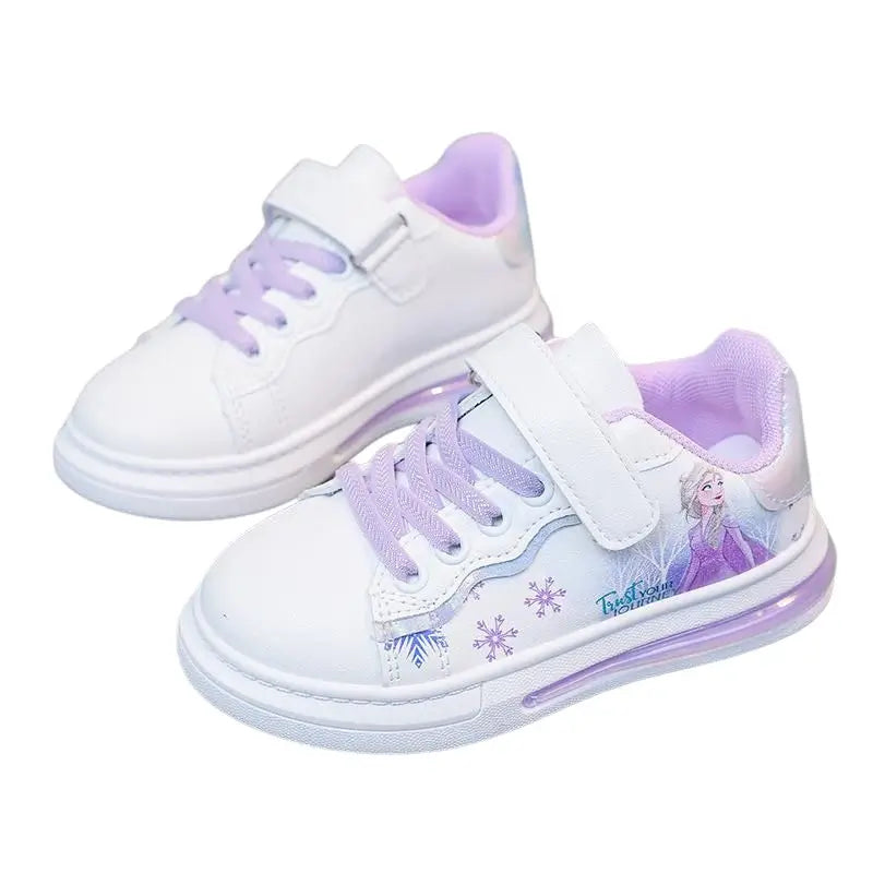 Tênis-Frozen-Infantil-Feminino-Roxo-Raizza-Kids