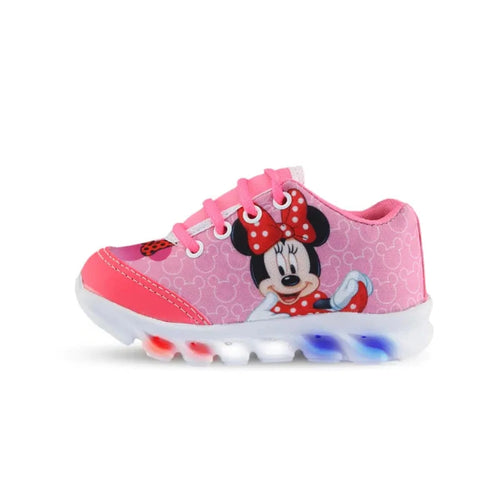 Tênis-Minnie-Led-Rosa-Confortável-Raizza-Kids