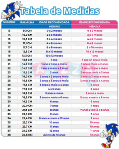 Tênis Menino Masculino Infantil Sonic One