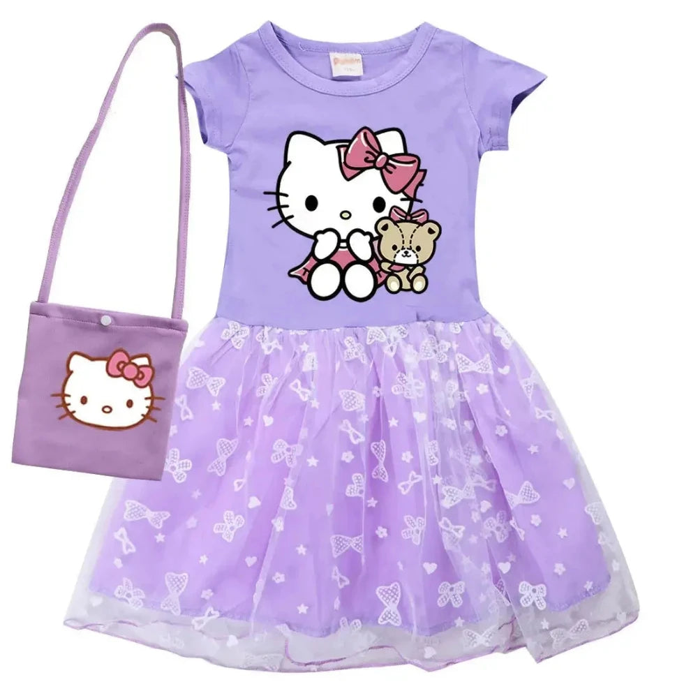 Vestido-Infantil-Hello-Kitty-Rosa-Roxo-Algodão-Raizza-Kids