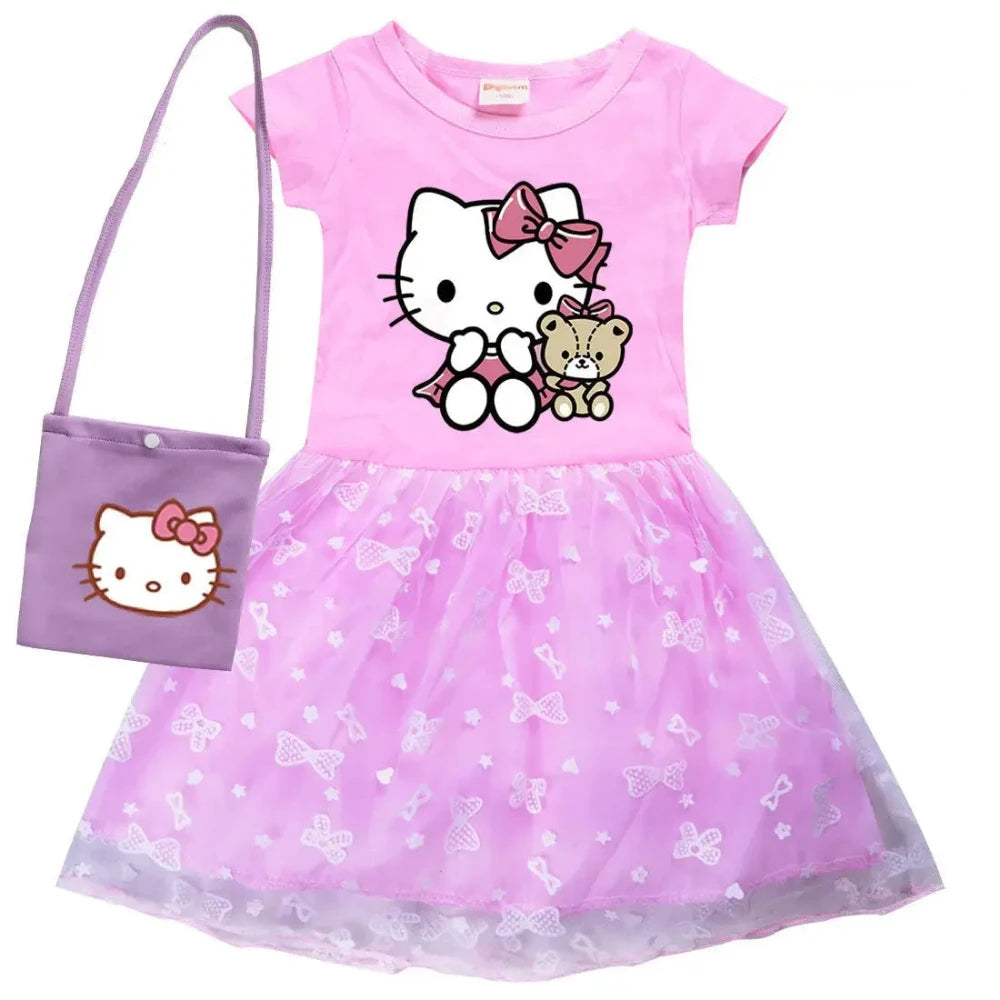 Vestido-Infantil-Hello-Kitty-Rosa-Roxo-Algodão-Raizza-Kids