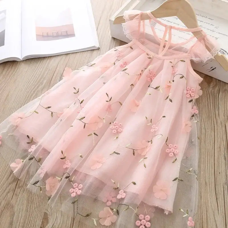 Vestido-Infantil-Lara-Rosa-Branco-Raizza-Kids