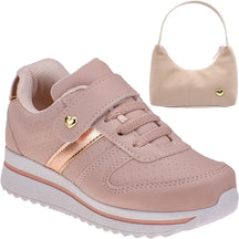 Tênis-Infantil-Feminino-Estiloso-Rosa-Raizza-Kids