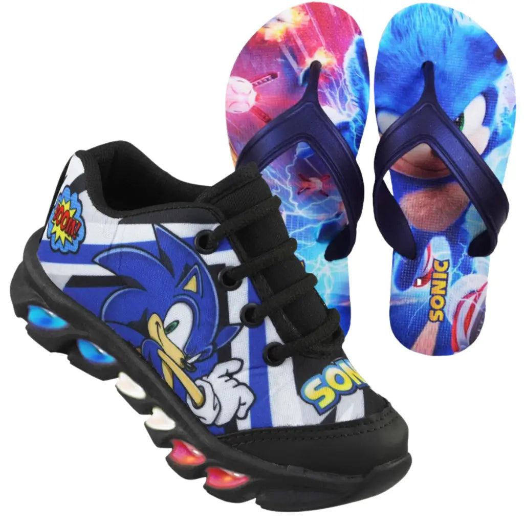 Tênis-Menino-Infantil-Sonic-de-Led-Conforto-Raizza-Kids