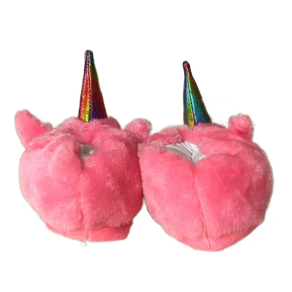 Pantufa-Unicórnio-Rosa-Quentinha-e-Confortável-Raizza-Kids