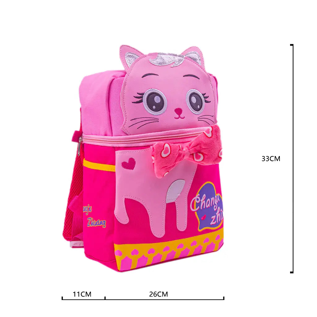 Mochila Escolar Infantil Feminina Gato - Raizza