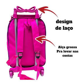 Kit Mochila Infantil Escolar Patrulha Canina Menina - Raizza