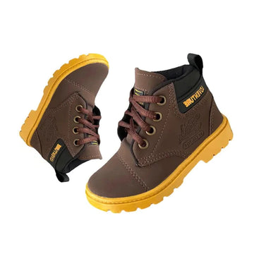 Bota-Infantil-Masculina-Adventure-Marrom-Raizza-Kids