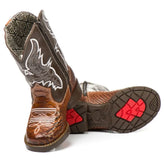 Bota-de-Couro-Infantil-Masculina-Texana-Rodeio-Country-Marrom-Raizza-Kids