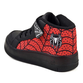 Tênis-Infantil-Masculino-Homem-Aranha-de-Led-Azul-Raizza-Kids