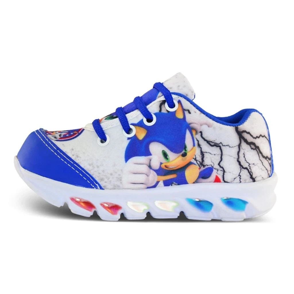 Tênis-Infantil-Masculino-Sonic-de-Led-Azul-Raizza-Kids