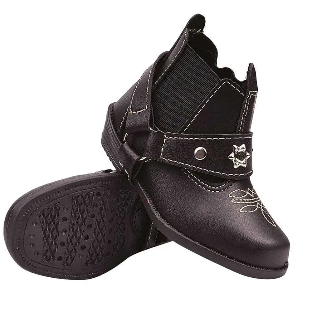 Bota-Infantil-Masculina-Country-Rodeio-Marrom-Raizza-Kids