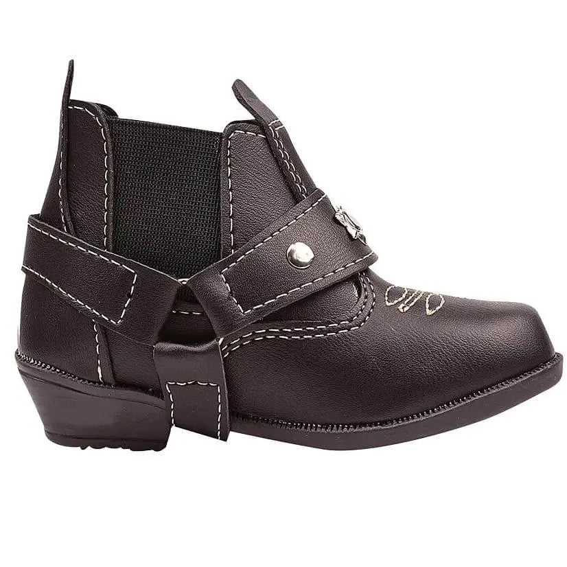 Bota-Infantil-Masculina-Country-Rodeio-Marrom-Raizza-Kids