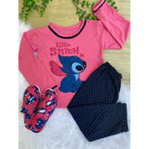 Pijama-Infantil-Stitch-Longo-Raizza-Kids