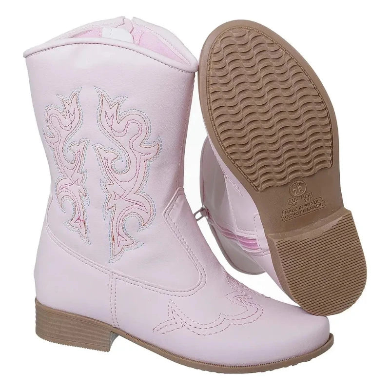 Bota-Texana-Infantil-Feminina-Country-Luxury-Rose-Raizza-Kids