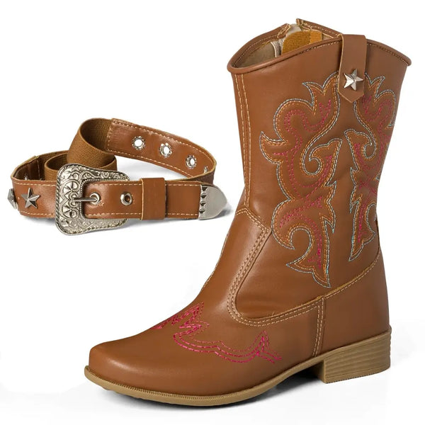Bota-Texana-Infantil-Rodeio-com-Cinto-Fashion-Raizza-Kids