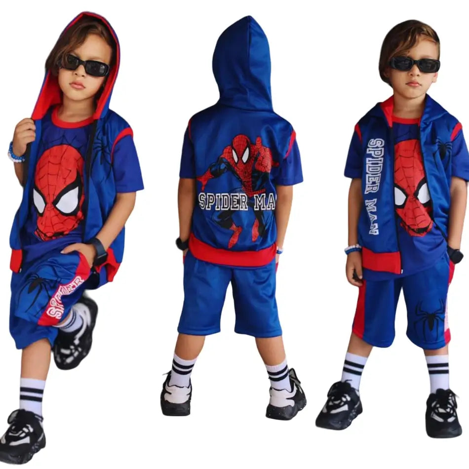 Conjunto-Infantil-Homem-Aranha-3-Peças-Raizza-Kids