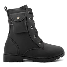 Bota-Coturno-Infantil-Feminina-Tratorada-Com-Bolsinha-Preto-Raizza-Kids