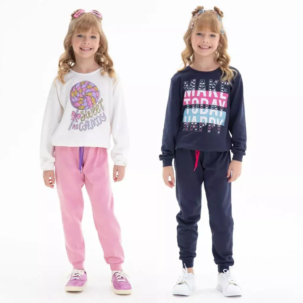 Conjunto-Moletom-Infantil-Feminino-5-Casacos-e-5-Calças-Raizza-Kids