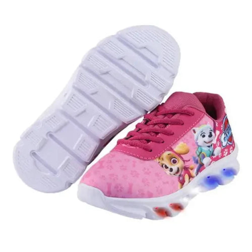 Tênis-Infantil-Feminino-Patrulha-Canina-Skye-de-Led-Rosa-Raizza-Kids