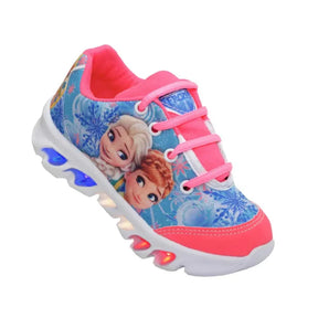 Tênis-Frozen-Led-Infantil-Feminino-Azul-Raizza-Kids