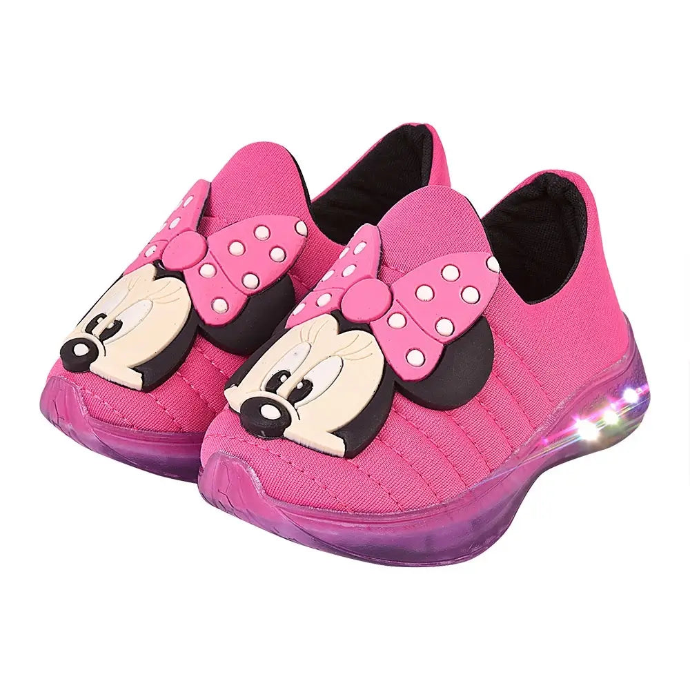  Tênis Tênis Meia Infantil Minnie com Led - Raizza