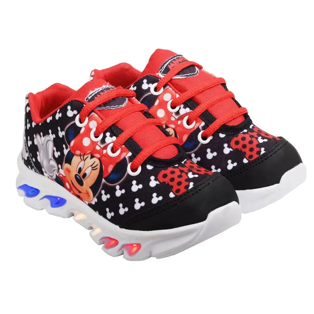 Tênis-Minnie-Led-Confortável-Raizza-Kids