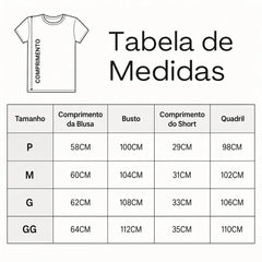 Pijama Feminino Cetim Ibiza