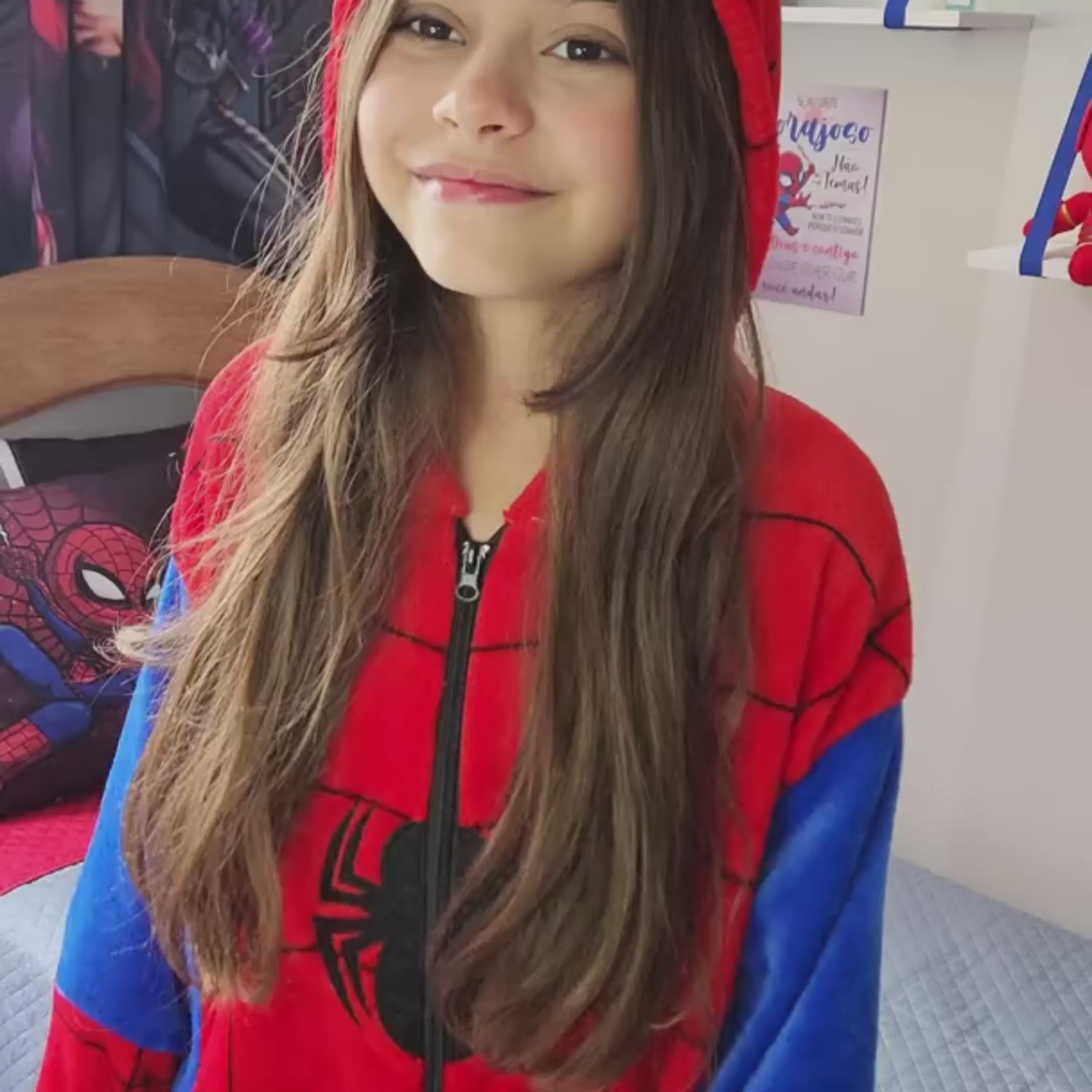 Pijama Infantil Homem Aranha Peluciado