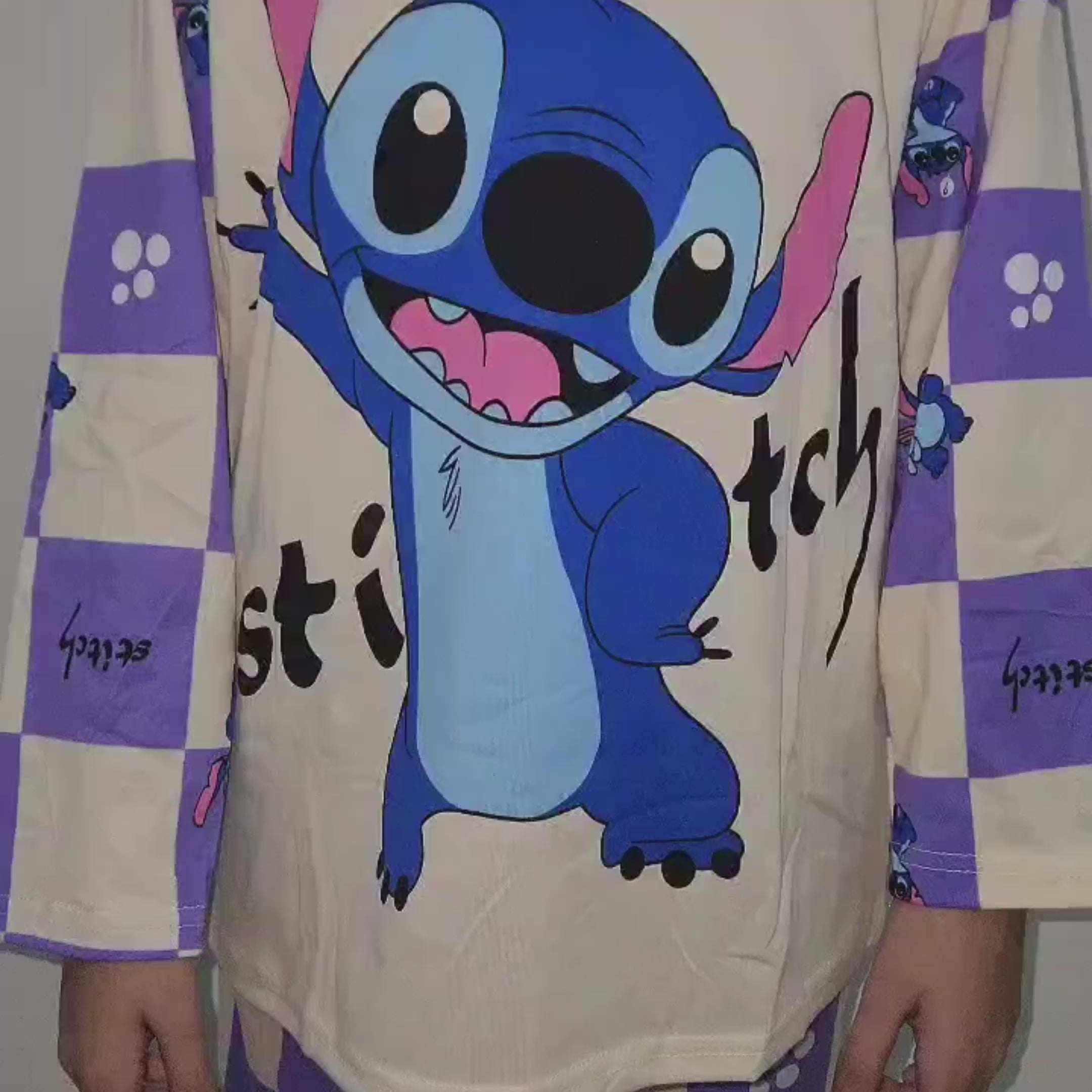 Pijama Infantil Stitch