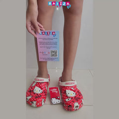 Sandália Hello Kitty Infantil Feminina Confortável Leve Antiderrapante