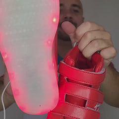 Tênis Infantil Masculino Sonic Led Asas