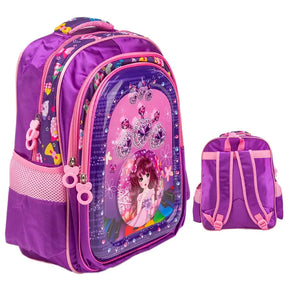 Mochila Escolar infantil Menina Princesa - Raizza