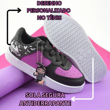 Tênis Menina Wandinha Confortável