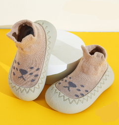Sapato Meia Infantil Bege - Raizza
